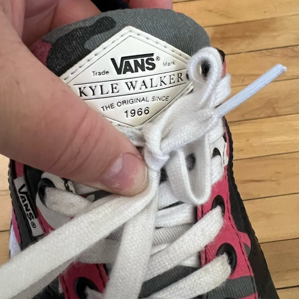 Vans camo print Kyle Walker link and grey‎ pro sneakers